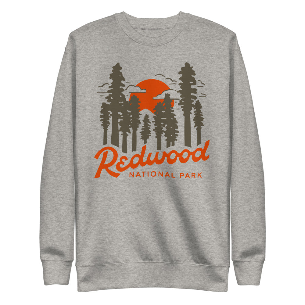 Redwood National Park Unisex Fleece Crewneck Sweatshirt