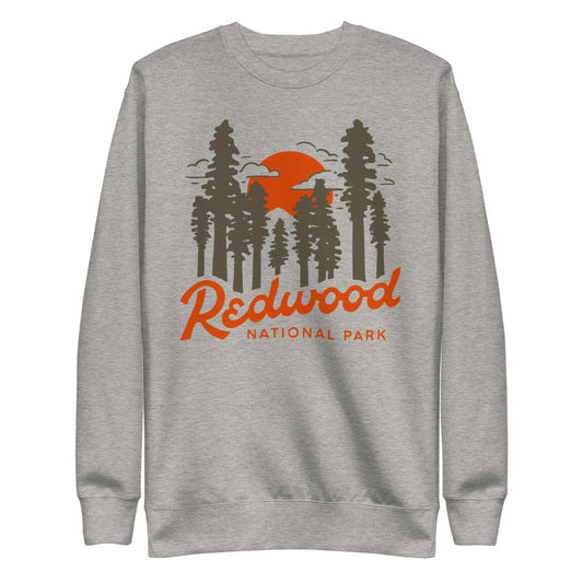 Redwood National Park Unisex Fleece Crewneck Sweatshirt