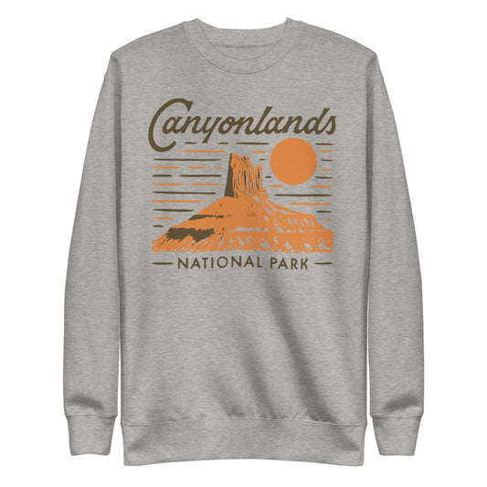 Canyonlands National Park Unisex Fleece Crewneck Sweatshirt