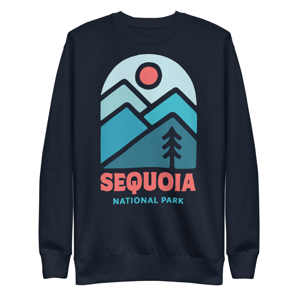 Sequoia National Park Unisex Fleece Crewneck Sweatshirt