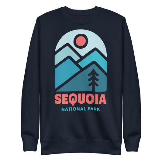 Sequoia National Park Unisex Fleece Crewneck Sweatshirt