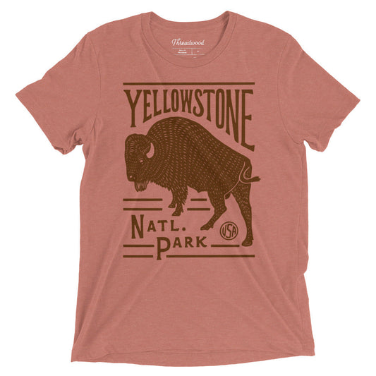 Yellowstone National Park Bison Unisex T-shirt